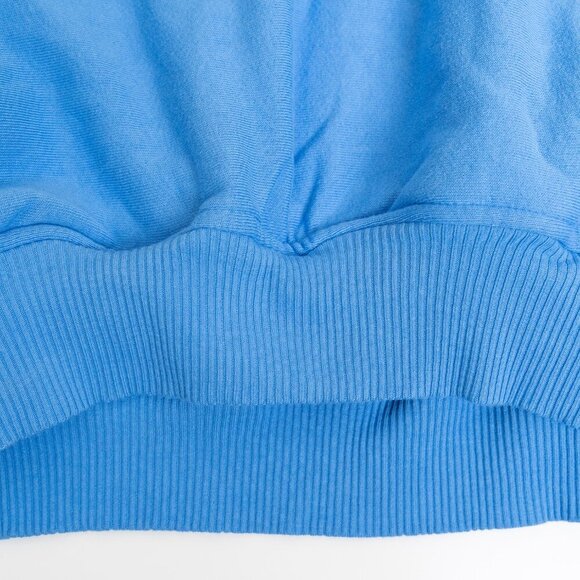 Madewell Terry Sweatshirt Cropped Oversized Blue - Picture 8 of 14